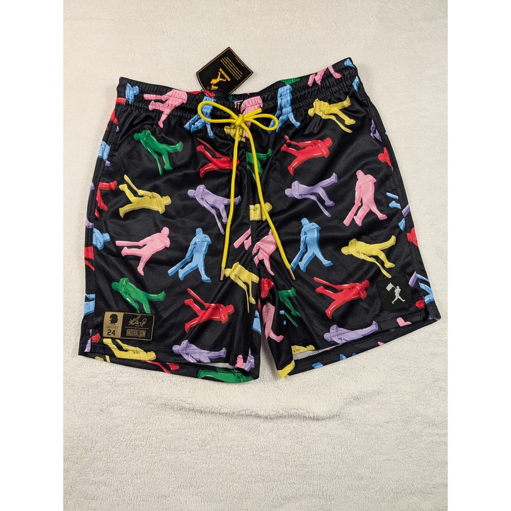 Baseballism x Ken Griffey Jr Sweet Swings Mesh Shorts Mens Medium Black NWT